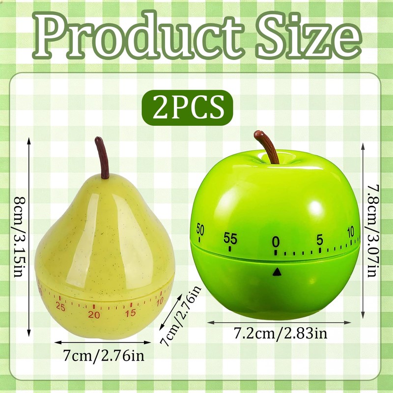 2 Pcs Egg Timers for Boiling Eggs, Kitchen Timers for