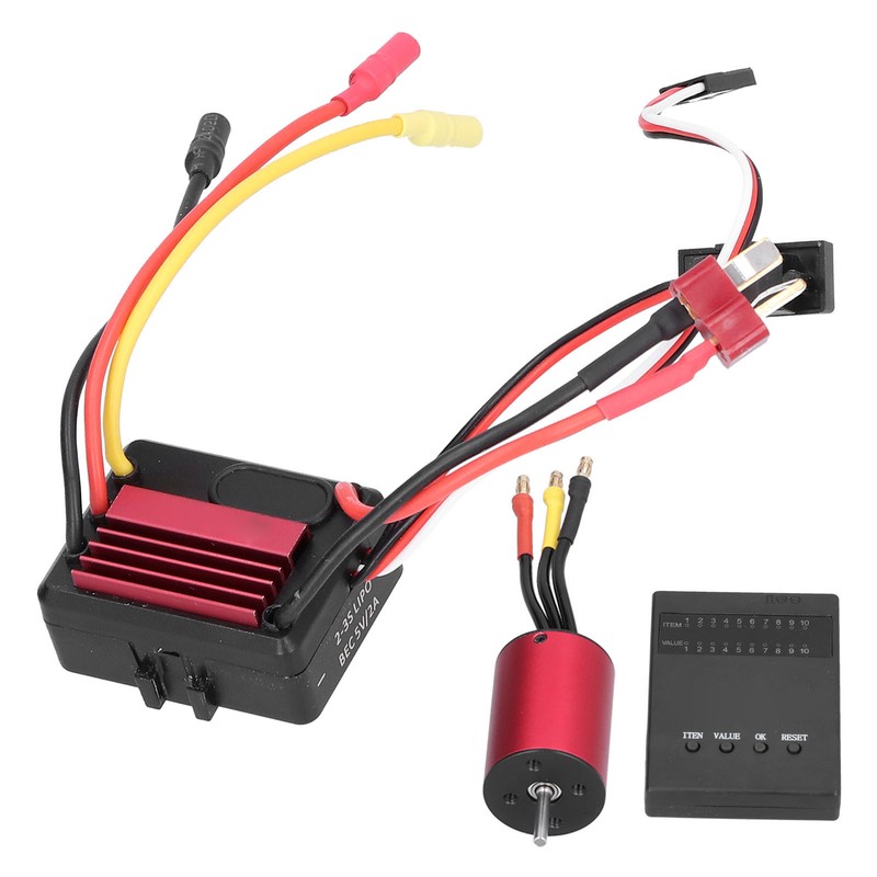 2838 4500KV 4P Brushless Motor 35A Brushless ESC+Programming Card for