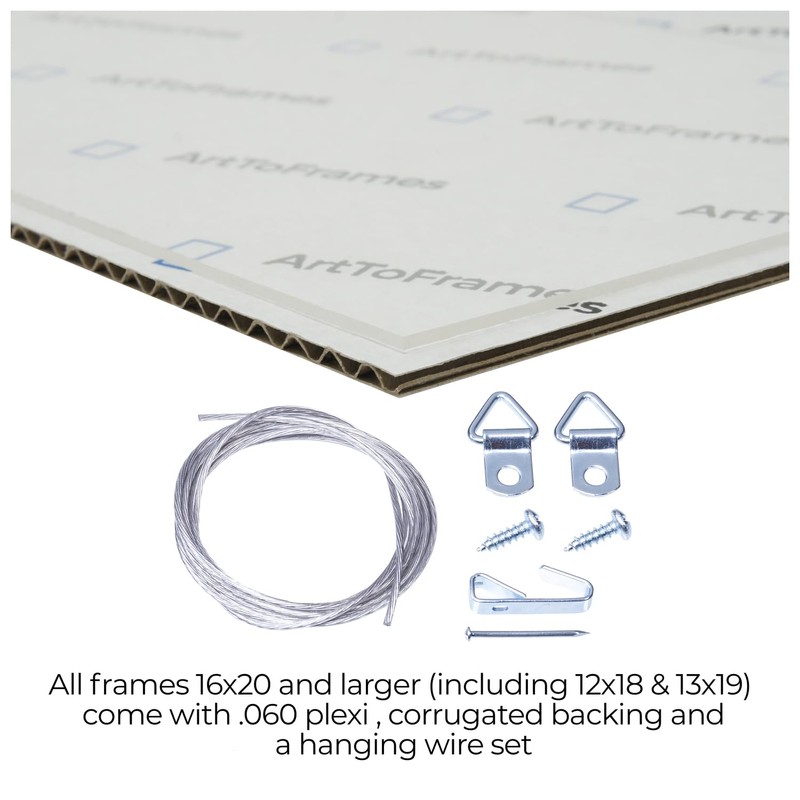 ArtToFrames 16x20 Inch Gold Picture Frame, This 0.75 Inch Custom