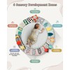 Suihuooo Baby Play Mat Activity Gym,6 Developmental Zones Tummy Time