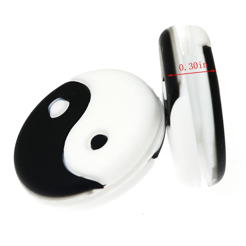 RLECS 6PCS Yin and Yang Tennis Racquet Dampener Vibration Dampener