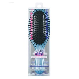 Bess Mineral Ion Poly Hair Brush, Blue