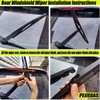 12-inch Rear Windshield Wiper Blade, Replacement for Hyundai Santa Fe