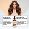 Aceite sérico for el cuidado del cabello con gotero