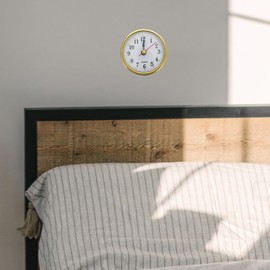 Tofficu Replacement Clock Insert Round Clock Head Kit with Clock Movement Simple DIY Craft Home Decor Vintage Style Easy to Read Numerals for Wall Clocks and Home Decoration