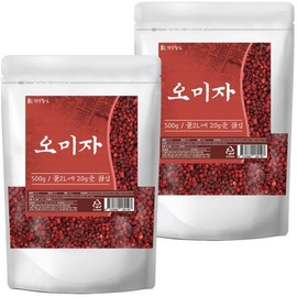 Dried Schisandra chinensis 500g x 2 Dried Schisandra chinensis, beautifully colored and fragrant Schisandra chinensis tea / 말린 오미자 500g 2개 건오미자 색이 곱고 향긋한 오미자차
