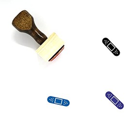 Band Aid Wooden Rubber Stamp No. 87 (1" x 1")