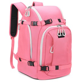 Ski Boot Bag, 50L Ski Boot Travel Backpack for Skis, Snowboard & Accessories, Waterproof Padded Ski Boot Bag Backpack