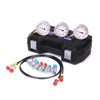 MEASUREMAN Portable Excavator Hydraulic Pressure Test Kit, Includes 3 Pressure
