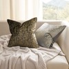 Phantoscope Pack of 2 Sparkling Velvet Decorative Solid Throw Decorative