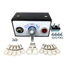 MVP Dump Truck Flip Tarp Motor Rotary Switch Kit - 12V 50 Amps - Roll Up Tarps