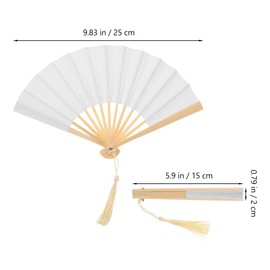 ibasenice 4pcs Mini Fan Miniature Fan Prop Hand Fan DIY Mini Fan Fan Toy Mini Fan Photo Props Small Handheld Fan Mini Fan Props Mini Doll Fan Tree