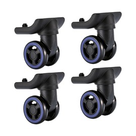 4PCS Luggage Swivel Wheels Replacement 360 Degree Silent for Outdoor Travel Case Trolley