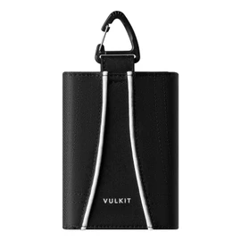 VULKIT Trifold Mens Lanyard Wallet Mens Credit Card Holder Wallet Waterproof Fabric RFID Blocking Sport Outdoor Wallet, with Detachable Lanyard for Outdoor, Cycling or Daily Traveling