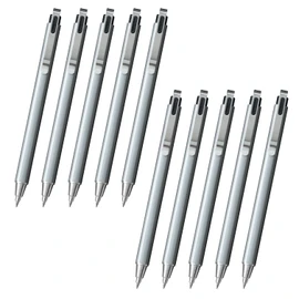 Sakura Creepas Gel Ink Ballpoint Pen Ball Sign iD Plus Pure Black 0.4mm Pack of 10 GBR354#49 (10)