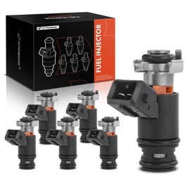 A-Premium - Inyectores de combustible compatibles con Volkswagen Jetta 1999-2001, Golf 1999-2001, EuroVan 1997 1999-2000, V6 2.8L, repuesto # 021906031D juego de 6 piezas