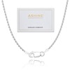 ASHINE Silver Chain for Men Silver Rope Chain Necklaces Young
