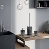 Gedy Antares Soap Dish, Resin, Grey, 7.5 x 11.2 x