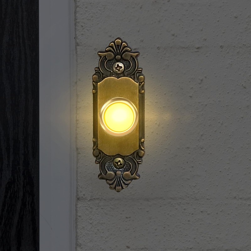 2 Pack Lighted Doorbell Button Doorbell Switches Wired Door Bell