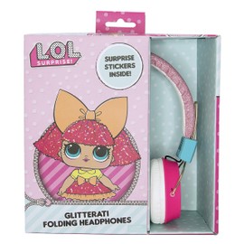 OTL Technologies LOL Surprise! #Squad Goals Wired Folding Headphones Pink