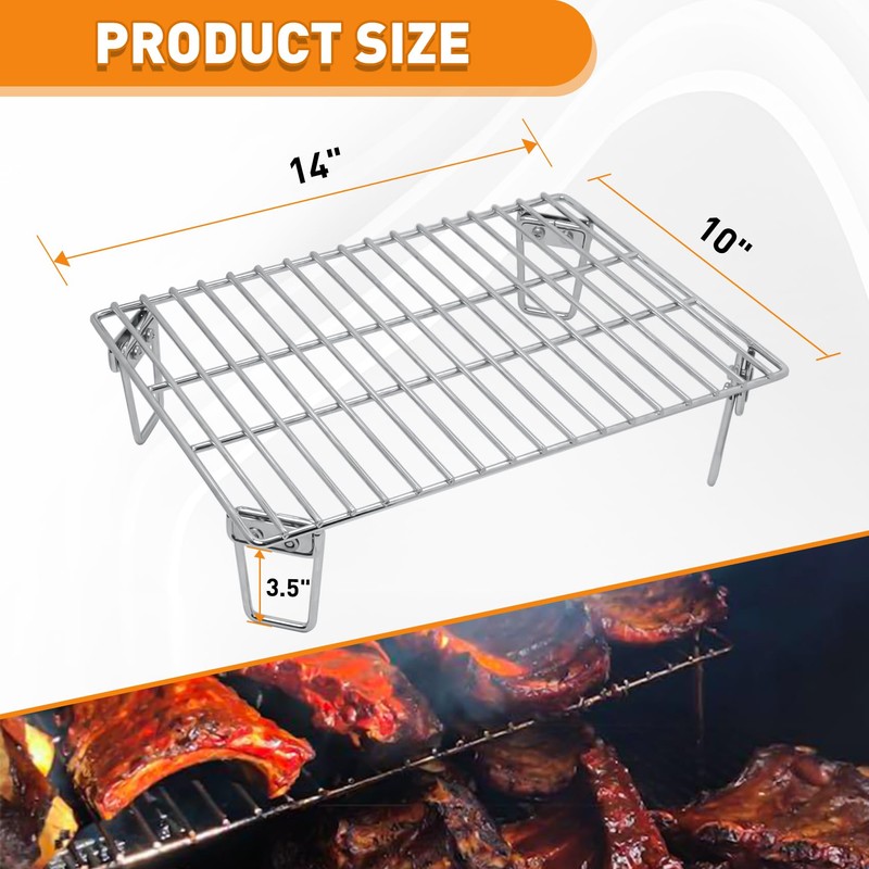Grills Upper Rack for Green Mountain Davy Crockett Grill, Heavy-Duty