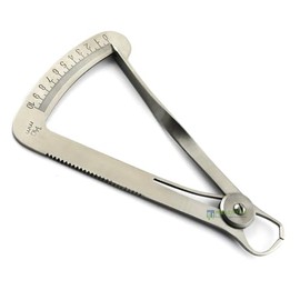 MEDENTRA Dental Orthodontic Gauge Bracket Height Positioning Measuring Caliper Ruler Dentist Lab Measurement Instrument (Iwanson Gauge)