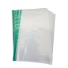 A4 Clear Plastic Punched Pockets 90 Micron Filing Folders Wallets