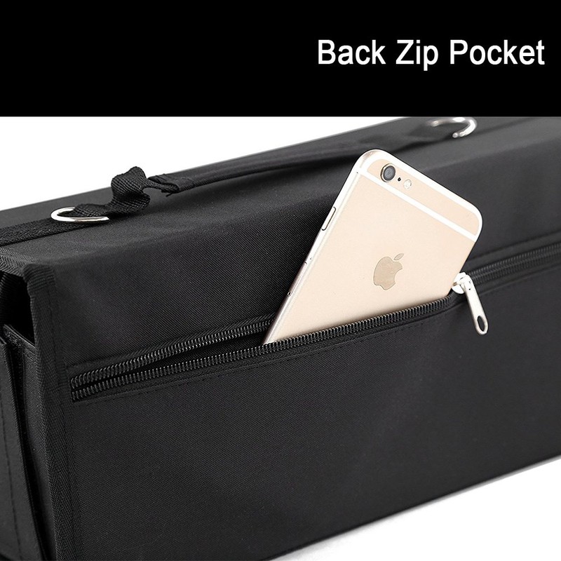 ADVcer Marker Case 120 Storage Holders, Foldable Extendable Oxford Lipstick