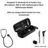 Caseling Hard Case for Stethoscope. - Includes Mesh Pocket for