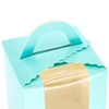 20Pcs Single Cupcake Boxes in Blue Cupcake Gift Boxes with