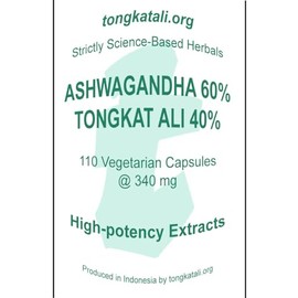 Ashwagandha Extract, 110 Vegetarian Capsules of 340 mg