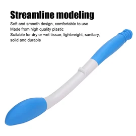 Foldable Toilet Aids Wiping, Toilet Aids Tools, Self Wipe Aid Solid Long Reach Comfort Wipe Long Reach Tissue Aids for Wiping