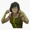short hair korra fighting Bumper Sticker Vinyl Decal 5 inches