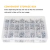 binifiMux 1020pcs M3 M4 M5 M6 Flat Phillips Countersunk Head