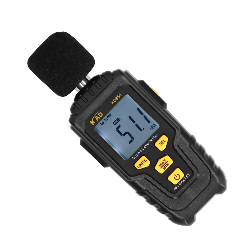 Multifunction Sound Level Meter Decibel Monitor Temperature Tester Environmental InstrumentKD850