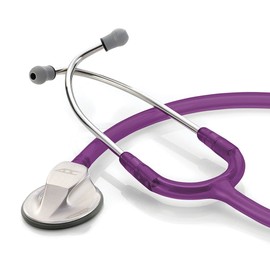 ADC Adscope 615 Platinum Sculpted Clinician Stethoscope with Tunable AFD Technology, Amethyst