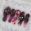 Halloween Horror Homemade Nail Tips - Water Drops / 할로윈