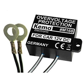 Kemo M168 Surge Protector 12V/DC. Suppresses Voltage Spikes in Car Electrical Systems. Prevents Damage to Sensitive On-Board Electronics