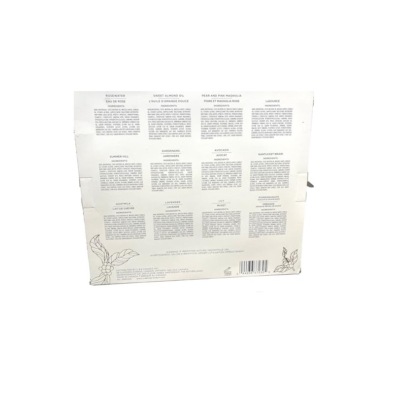 Crabtree Evelyn- Paquete de 12 productos para terapia de manos