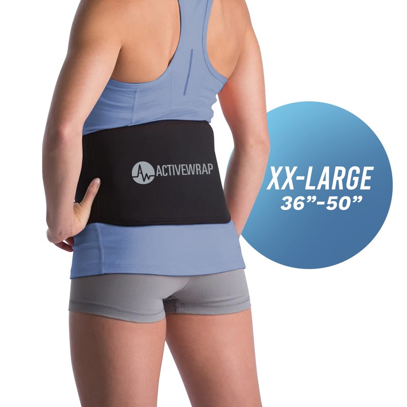 ActiveWrap Lower Back Ice Pack - Cold/Hot Therapy for Back
