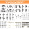 63 Holes1/8 Shank Carbide Burr Bits Bag, (ONLY CASE) Bits