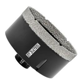 DT-DIATOOL Daimond Core Drill Bit 4-5/16 Inch Vaccum Brazed Hole Saw with 5/8"-11 Thread Drilling for Procelain Tile Ceramic Stoneware Marble Granite Stone Brick