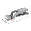VOCOSTE Nail Clippers for Women Portable Gray Stainless Steel Nail