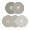 DZQ 5 PCS Diamond Flat Lap Wheel Disc 6" x