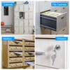 PATIKIL 3/4 Inch Cabinet Locks with Keys, 20 Pack Zinc