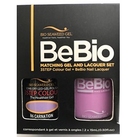 BIO SEAWEED BEBIO matching gel and lacquer set carnation #86 .5floz