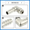 VekAuto Universal Car 90 Degree Brass Fitting Hose Adapter, Hose