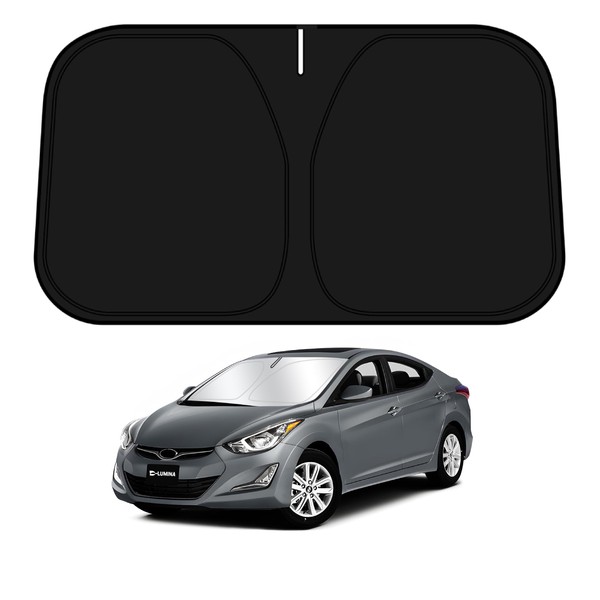 D-Lumina Windshield Sun Shade for 2011-2016 Hyun'dai Elantra Accessories, Front