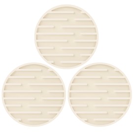 Armrouns Silicone Coasters for Drinks, Thickened Coasters Cup Mat, Heat Resistant 600℉ Non-Slip Coaster for Coffee Table, Kitchen, Bar