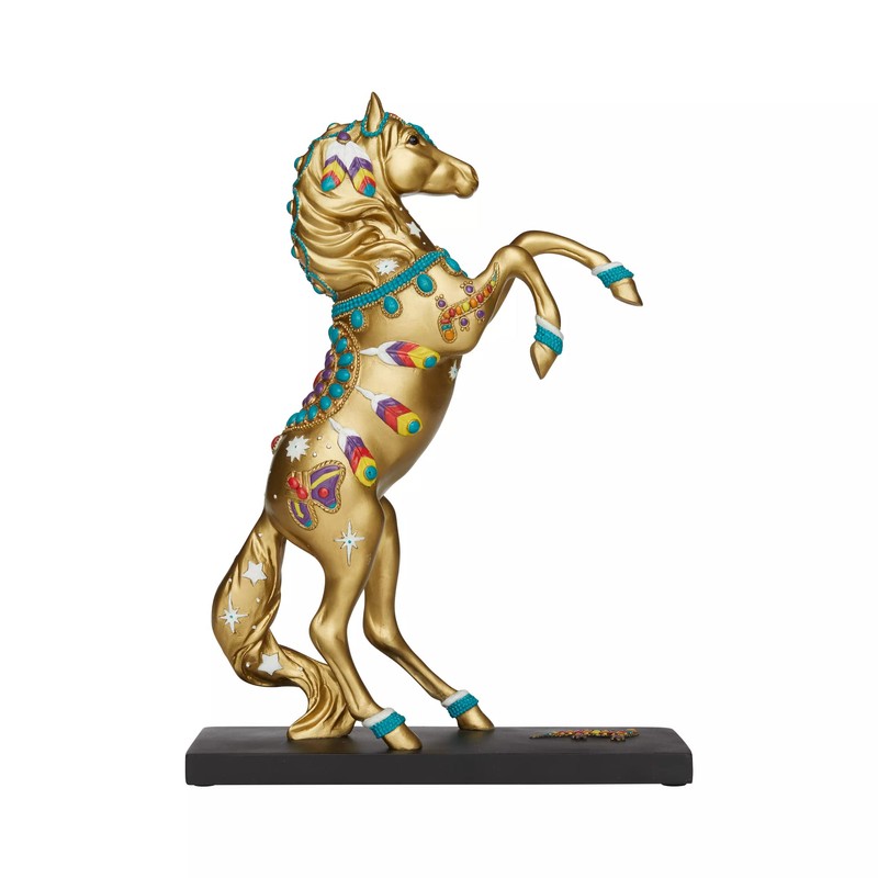Enesco The Trail of Painted Ponies Golden Jewel Pony Figurine,
